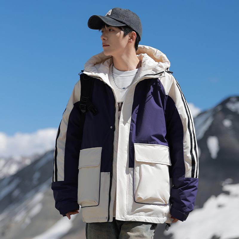 Зимний пуховик мужской пуховый утолщенный свободного кроя парный стиль с капюшоном пух белой утки молодежный пуховик тренд мужская куртка 3XL
Зимний пуховик мужской пуховый утолщенный свободного кроя парный стиль с капюшоном пух белой утки молодежный пуховик тренд мужская куртка 3XL