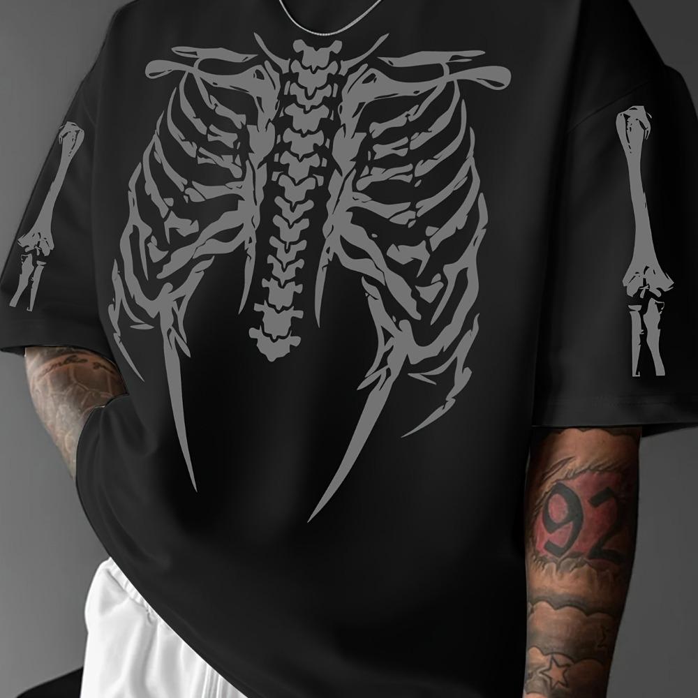 Men s Dark Skeleton Pattern Trendy Brand Skull Print High Street Casual Loose Fit Unisex T-shirt S разноцветный
Men s Dark Skeleton Pattern Trendy Brand Skull Print High Street Casual Loose Fit Unisex T-shirt S разноцветный