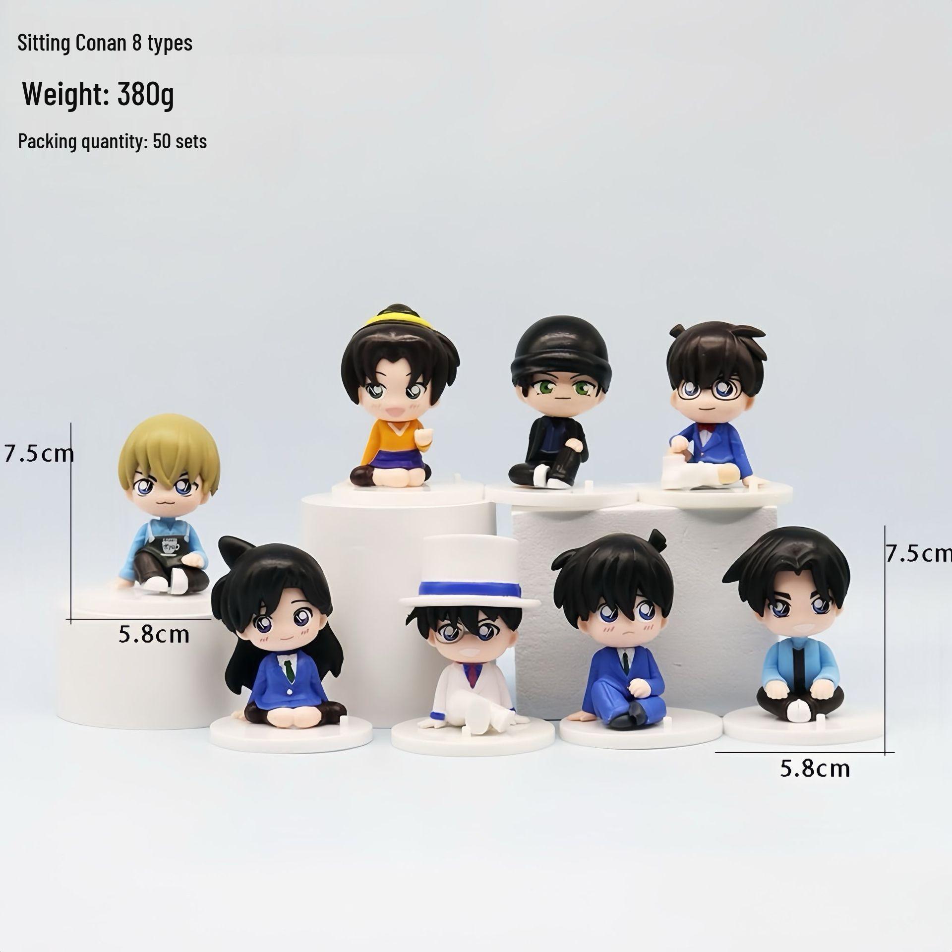 Desktop Ornaments: Cute Anime Conan Figures - Kaito Kid, Ran, Shuichi, Amuro Tooru Dolls
Desktop Ornaments: Cute Anime Conan Figures - Kaito Kid, Ran, Shuichi, Amuro Tooru Dolls