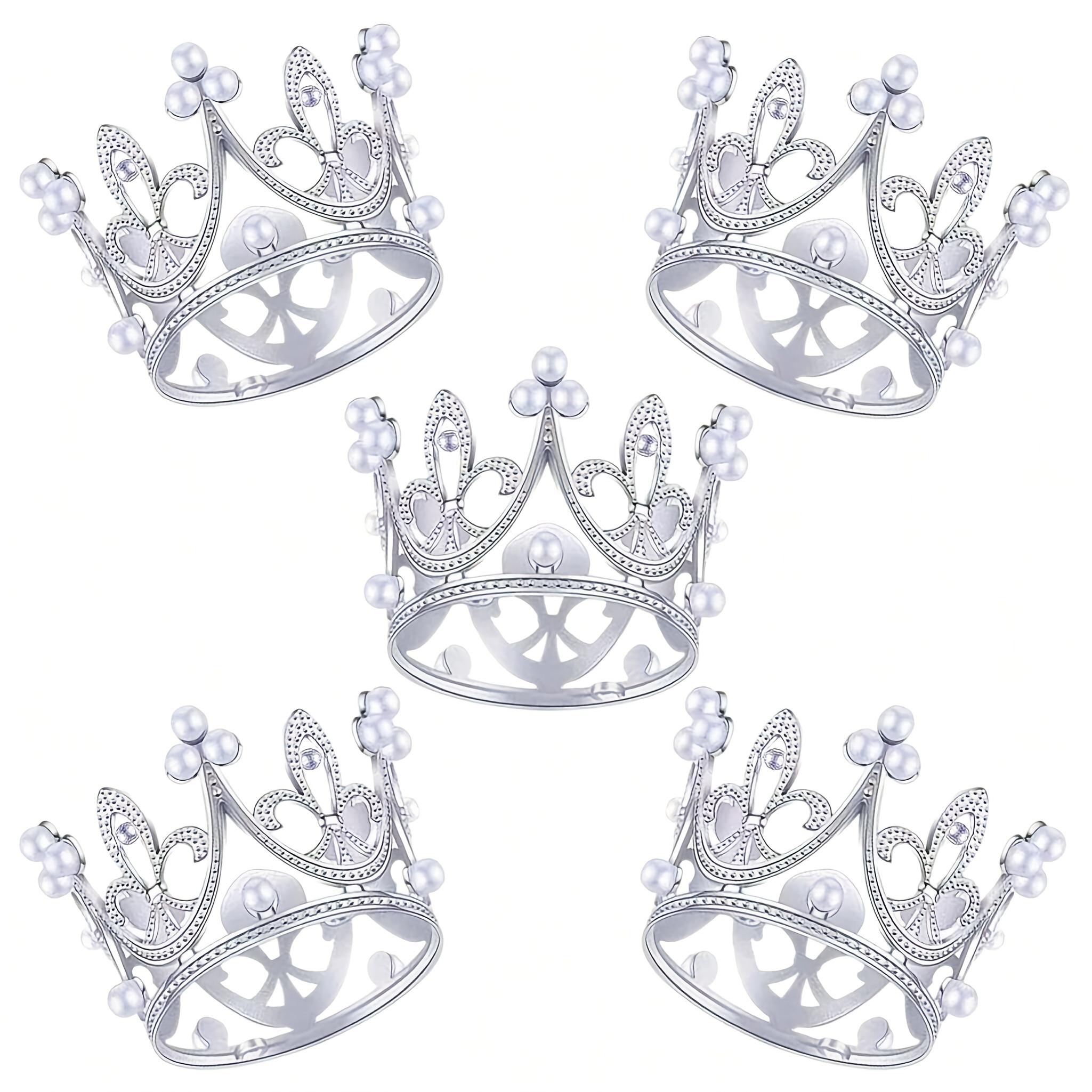 5pcs Golden Silvery Birthday Mini Crown Cake Topper Used for Gatherings Parties Birthdays Cake Decorations cake decorating tools
5pcs Golden Silvery Birthday Mini Crown Cake Topper Used for Gatherings Parties Birthdays Cake Decorations cake decorating tools