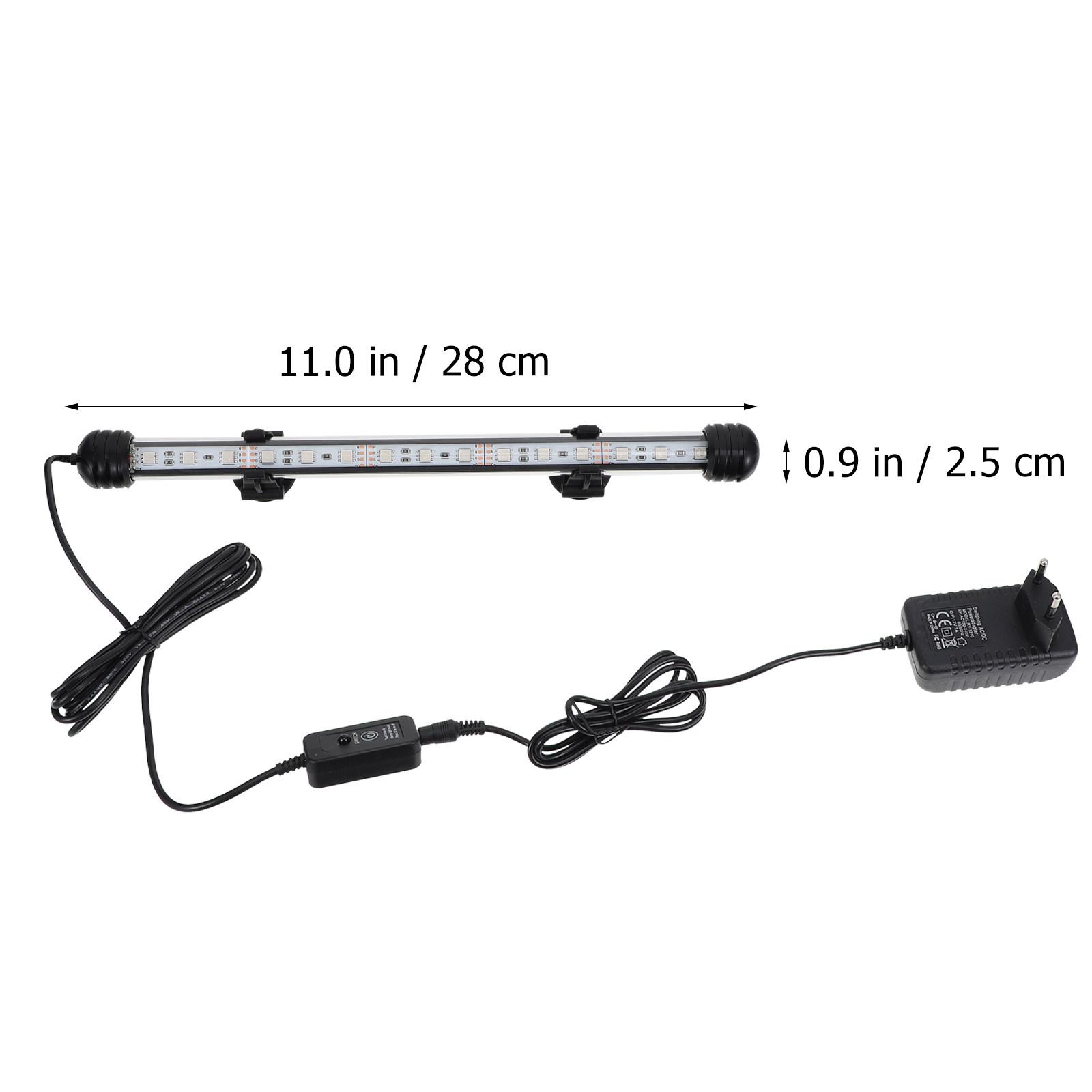 Waterproof Aquarium LED Light Acrylic Submersible Fish Tank Decorative Lamp Easy Install Suction Cup Aquarium Landscaping EU Plug
Waterproof Aquarium LED Light Acrylic Submersible Fish Tank Decorative Lamp Easy Install Suction Cup Aquarium Landscaping EU Plug