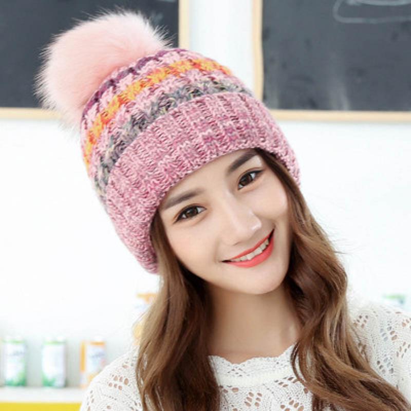 Women Autumn Winter Outdoor Fashion Wool Furball Thicken Knitted Skullies Beanie Hat слоновая кость
Women Autumn Winter Outdoor Fashion Wool Furball Thicken Knitted Skullies Beanie Hat слоновая кость