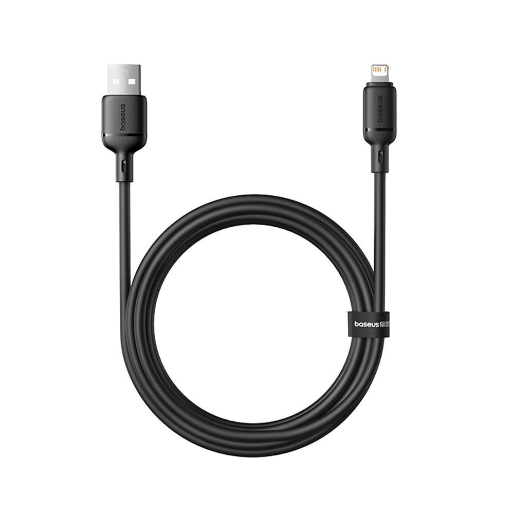 BASEUS Silky Fast Charging Cable USB to iP Flexible PVC 2.4A Data Cord,Length: 2m Black
BASEUS Silky Fast Charging Cable USB to iP Flexible PVC 2.4A Data Cord,Length: 2m Black