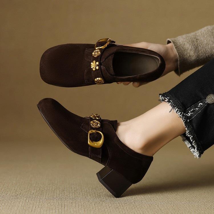 Great good to wear French loafers women s spring and autumn rhinestone round head middle heel coarse heel matte deep mouth single shoes women brown b 35 коричневий
Great good to wear French loafers women s spring and autumn rhinestone round head middle heel coarse heel matte deep mouth single shoes women brown b 35 коричневий