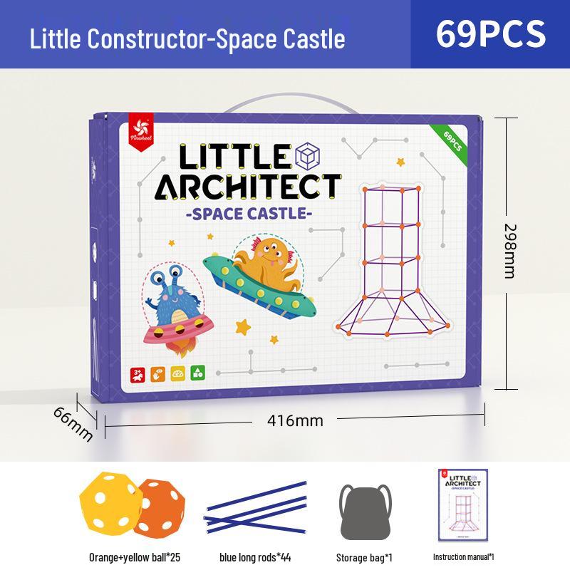 Pinwheel Little Builder: Children s 3D Castle Building Blocks Educational Toy
Pinwheel Little Builder: Children s 3D Castle Building Blocks Educational Toy