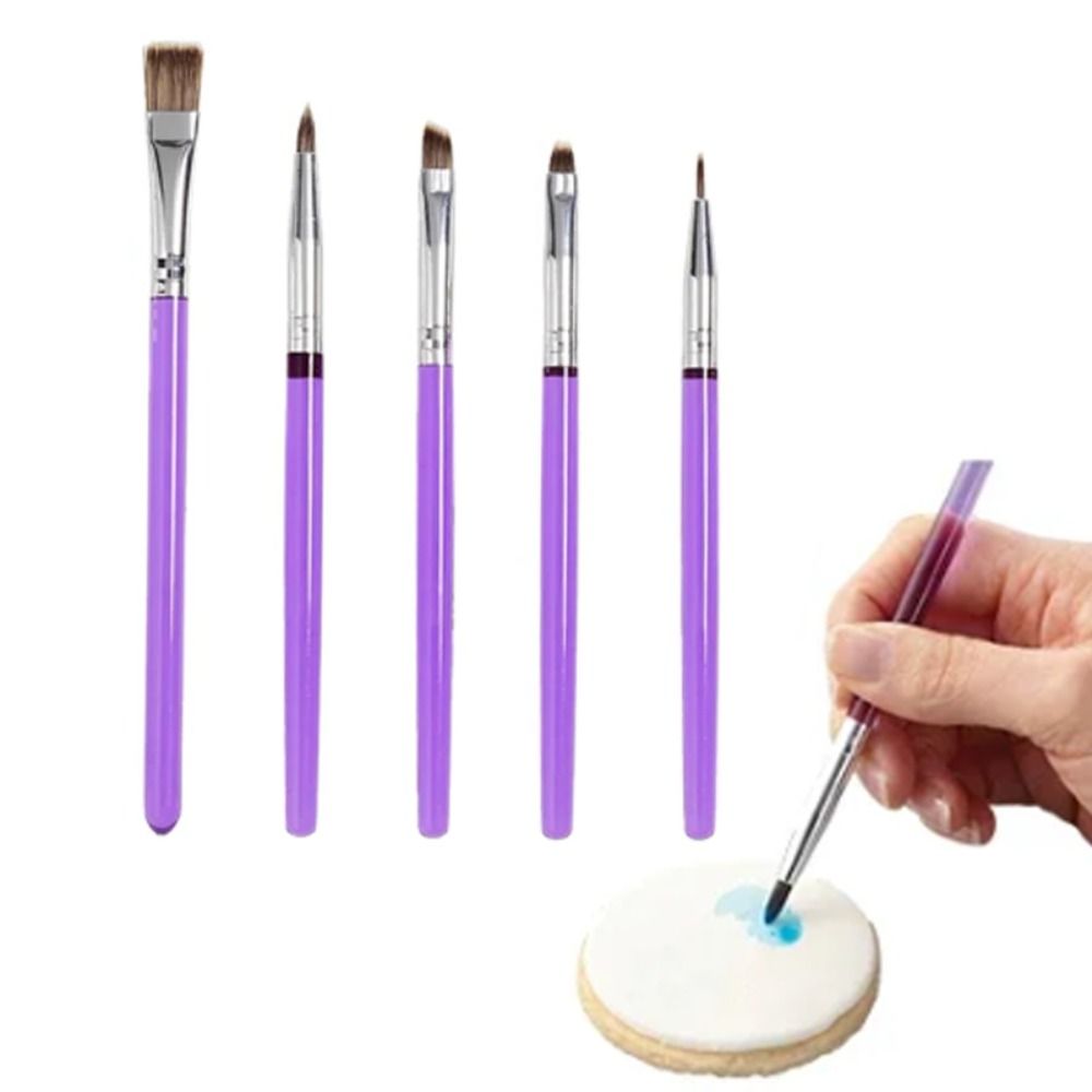 2/5PCS Food Paint Cake Decorating Brush Sugarcraft Painting Brush Fondant Cake Brush Kitchen
2/5PCS Food Paint Cake Decorating Brush Sugarcraft Painting Brush Fondant Cake Brush Kitchen