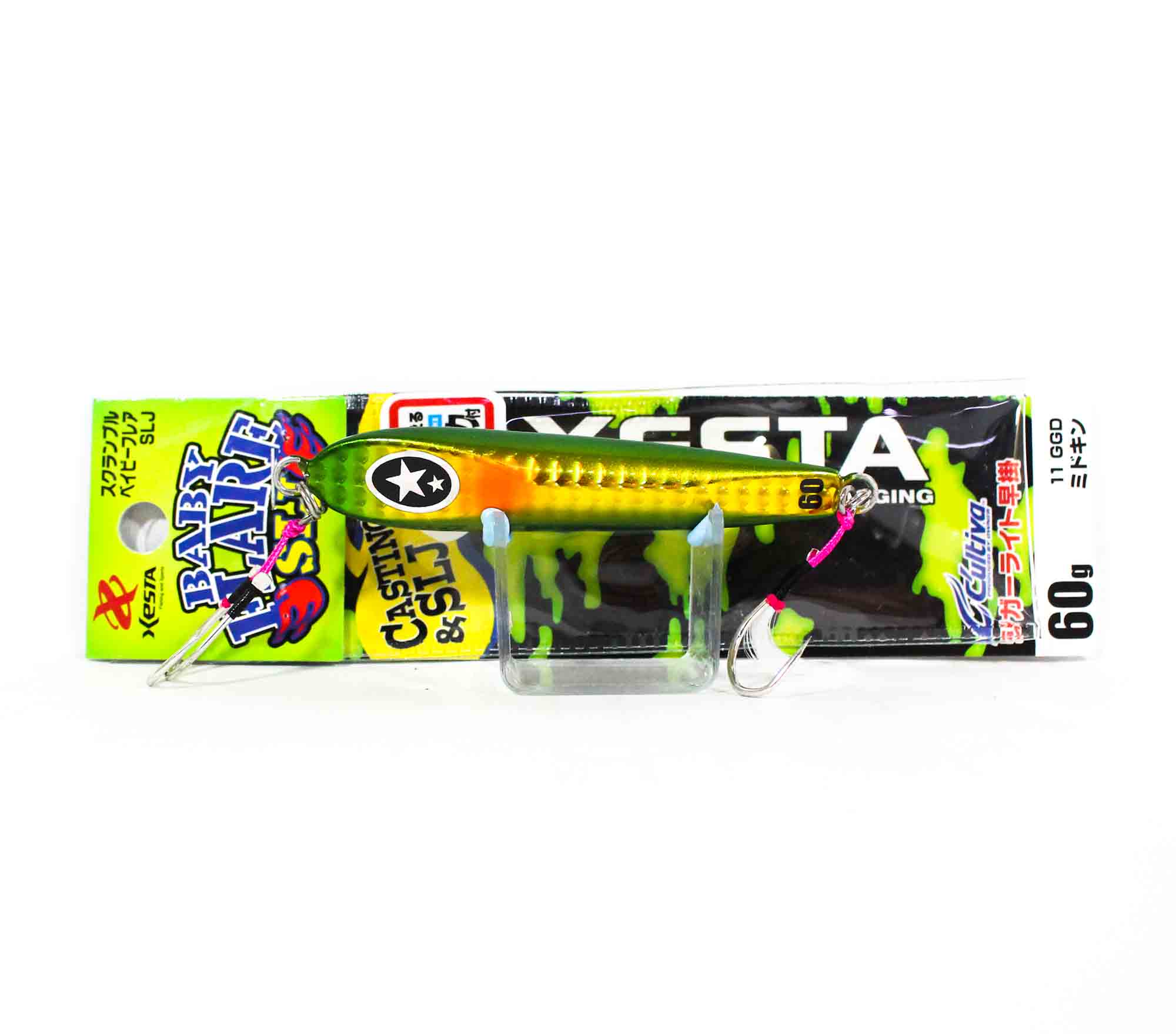 Xesta Metal Jig Baby Flare 60 грамм 11 (2738) 
Xesta Metal Jig Baby Flare 60 грамм 11 (2738)