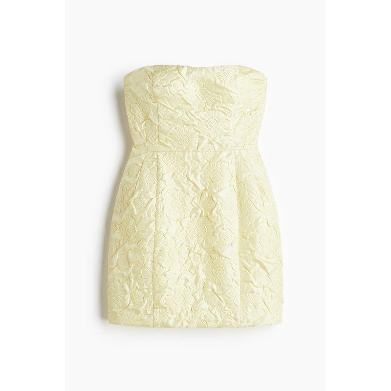 HM 2025 Новая осенняя женская одежда Модное повседневное мини-платье с тиснением 1285142 Light yellow 165/96(M)
HM 2025 Новая осенняя женская одежда Модное повседневное мини-платье с тиснением 1285142 Light yellow 165/96(M)