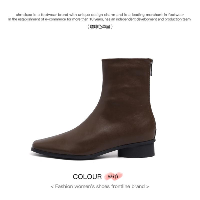 Версия из коровьей кожи~ ретро кожаные на плоской подошве эластичные тонкие ботинки женские осенне-зимние новые задняя молния челси на низком каблуке короткие ботинки 39 темно-коричневого
Версия из коровьей кожи~ ретро кожаные на плоской подошве эластичные тонкие ботинки женские осенне-зимние новые задняя молния челси на низком каблуке короткие ботинки 39 темно-коричневого