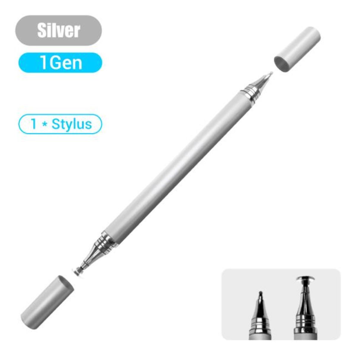 Универсальный стилус 2 в 1, планшет для рисования, емкостный экран, сенсорная ручка Caneta для iOS, Android, iPad, аксессуары для смарт-карандашей серебряный
Универсальный стилус 2 в 1, планшет для рисования, емкостный экран, сенсорная ручка Caneta для iOS, Android, iPad, аксессуары для смарт-карандашей серебряный