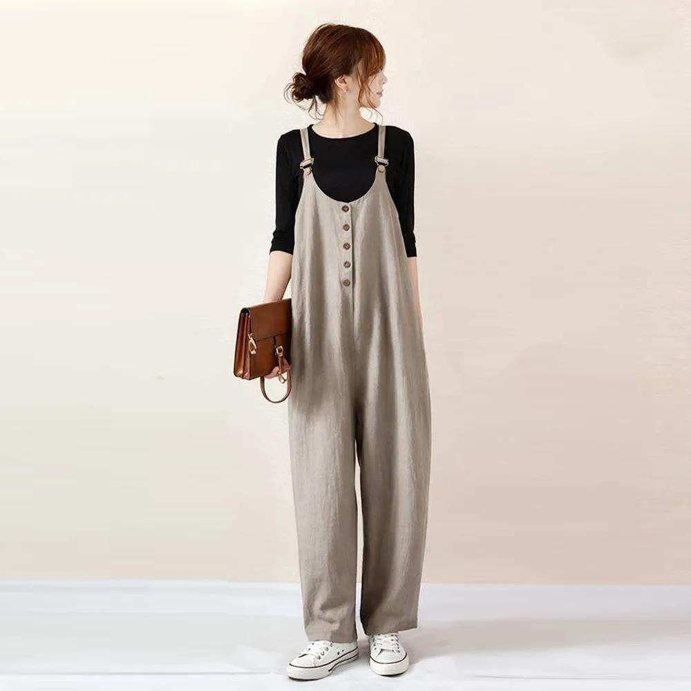 2026 Loose Wide-Leg Fashion Overalls Small хаки
2026 Loose Wide-Leg Fashion Overalls Small хаки