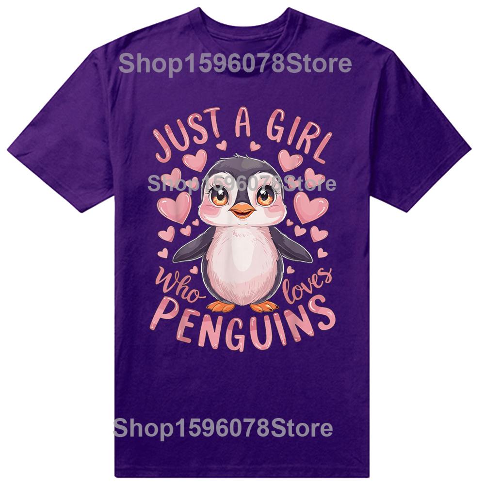 Funny Penguin Animal Just A Girl Who Loves Tshirts Men Womens Fashion Casual Tshirt 100 Cotton Loose Oversized T Shirt 4XL
Funny Penguin Animal Just A Girl Who Loves Tshirts Men Womens Fashion Casual Tshirt 100 Cotton Loose Oversized T Shirt 4XL