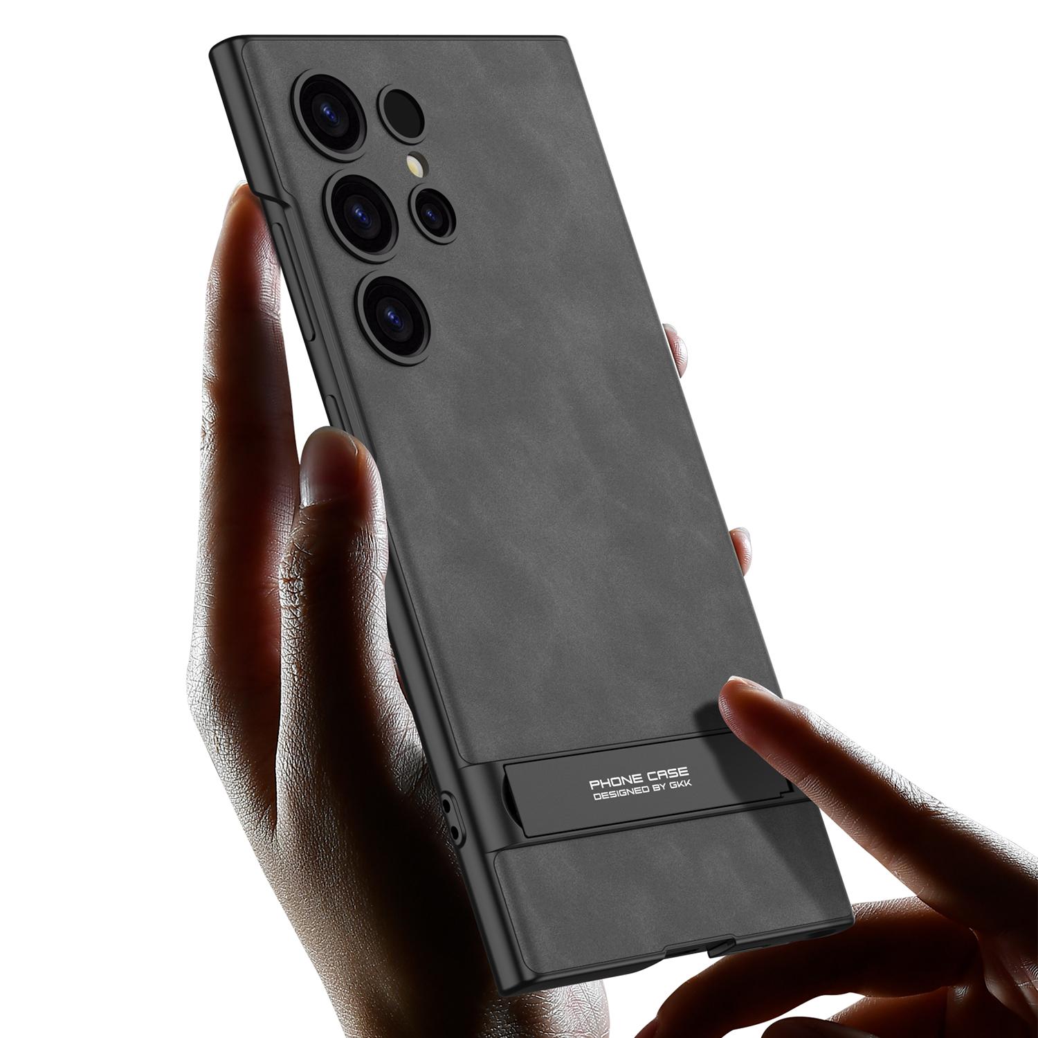 GKK For Samsung Galaxy S24 Ultra Matte Case with Kickstand Hard PC Slim Phone Cases Wholesale Black
GKK For Samsung Galaxy S24 Ultra Matte Case with Kickstand Hard PC Slim Phone Cases Wholesale Black