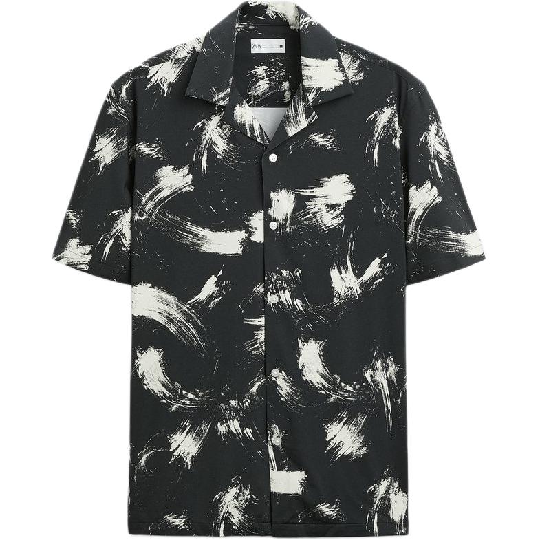 Zara Abstract Print Casual Comfortable Short Sleeve Shirt Men shirts Black 7545145-800 S
Zara Abstract Print Casual Comfortable Short Sleeve Shirt Men shirts Black 7545145-800 S