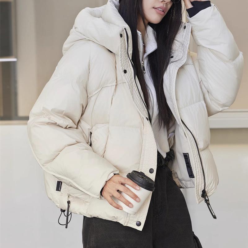 2026 Winter New Down Jacket Female White Duck Down Warm Stand Collar Short Puffer Jacket Simple Hooded Thickened Overcoat S белый
2026 Winter New Down Jacket Female White Duck Down Warm Stand Collar Short Puffer Jacket Simple Hooded Thickened Overcoat S белый