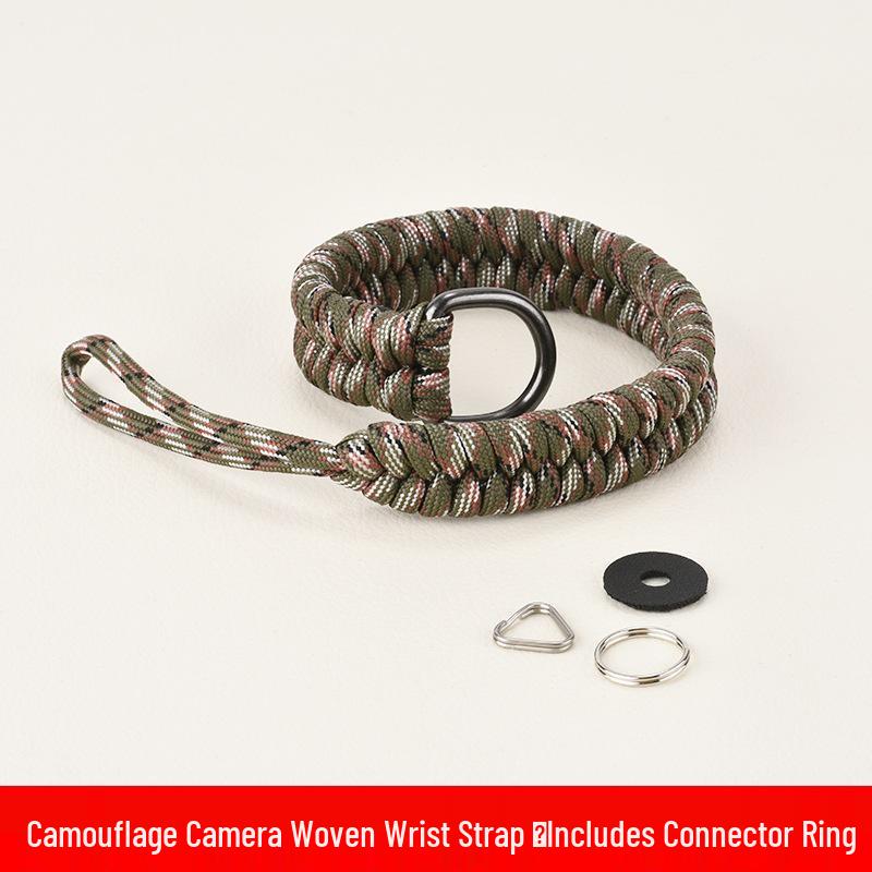 Hand-Woven DSLR Camera Wrist Strap with Quick Release Safety Lanyard камуфляжний
Hand-Woven DSLR Camera Wrist Strap with Quick Release Safety Lanyard камуфляжний