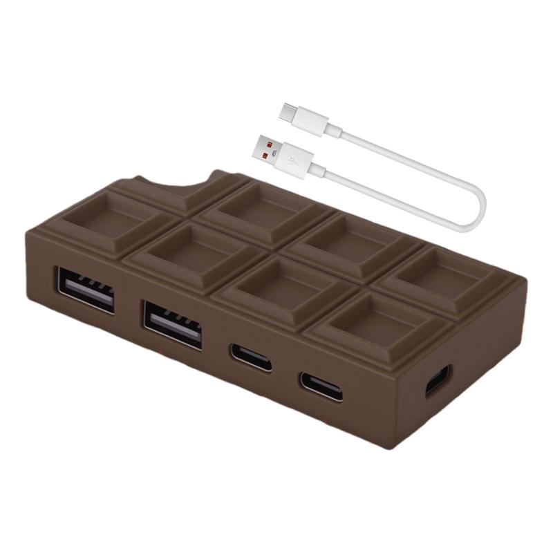 Легкий USB Type-C адаптер-док для подключения нескольких устройств, адаптер для передачи данных и зарядки, аксессуары для компьютера и ноутбука 1
Легкий USB Type-C адаптер-док для подключения нескольких устройств, адаптер для передачи данных и зарядки, аксессуары для компьютера и ноутбука 1