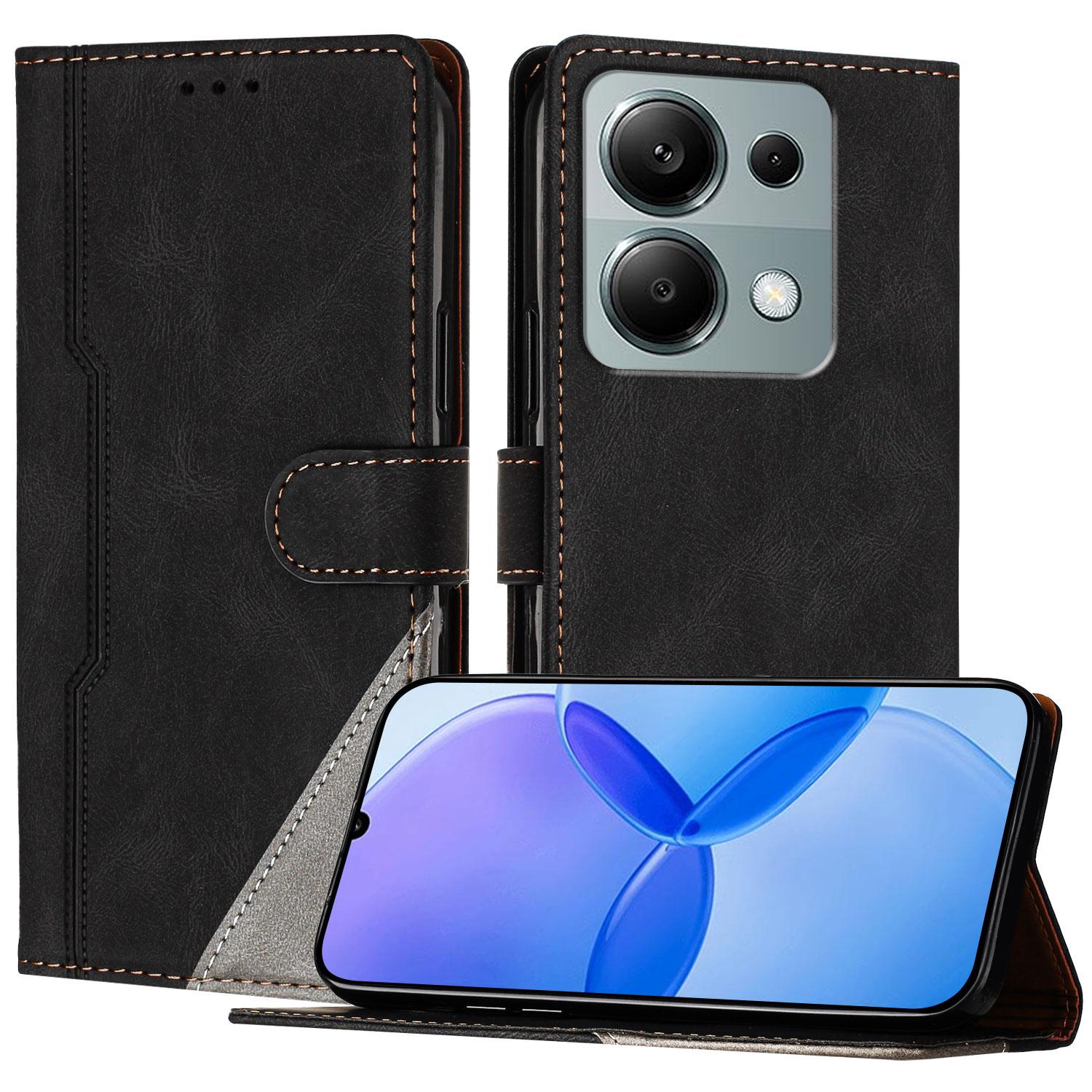 For Xiaomi Redmi Note 13 Pro 4G Leather Case Triangle Patchwork Wallet Stand Shockproof Phone Cover Black
For Xiaomi Redmi Note 13 Pro 4G Leather Case Triangle Patchwork Wallet Stand Shockproof Phone Cover Black