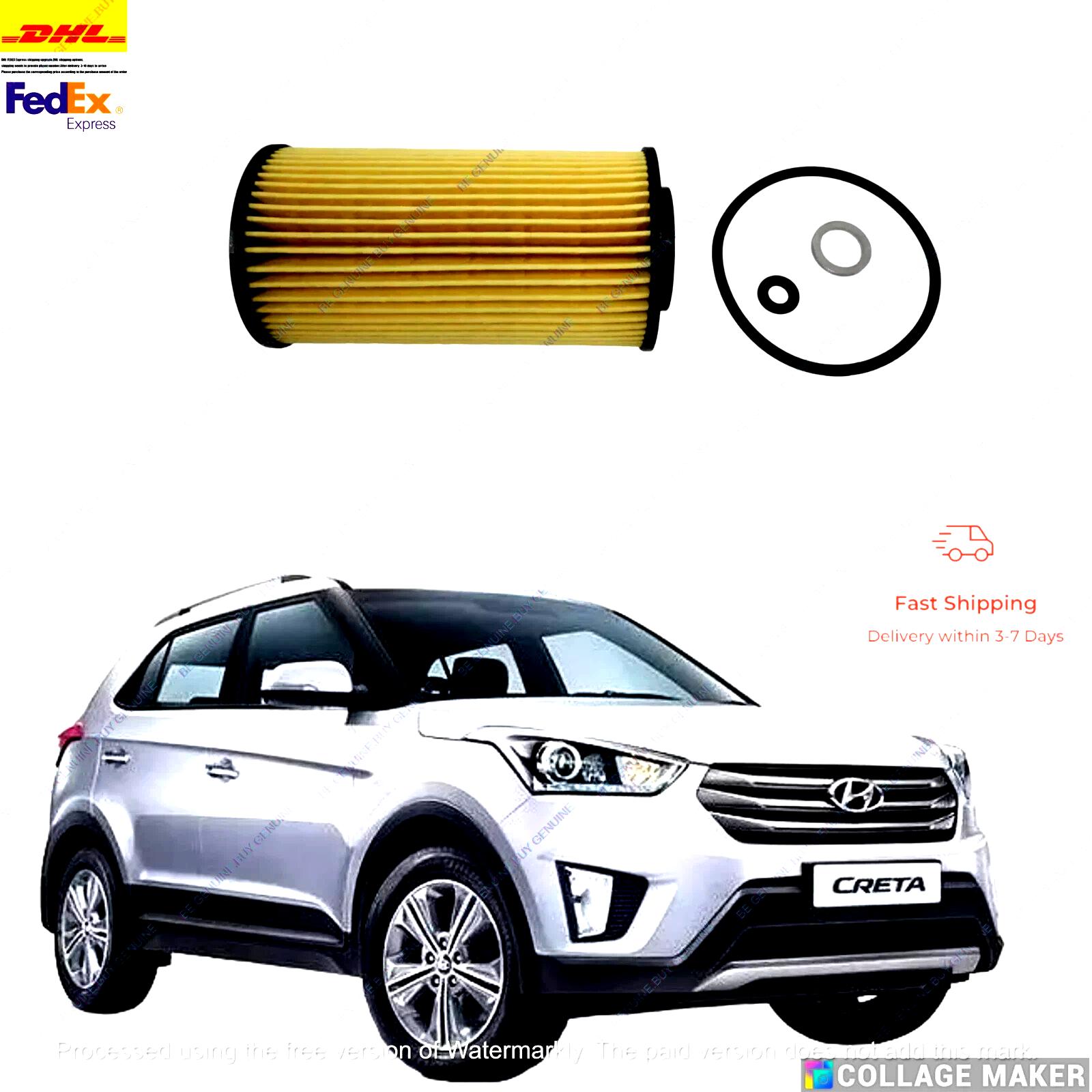 Oil Filter For Hyundai Creta 2015-2023 Model 263202A002
Oil Filter For Hyundai Creta 2015-2023 Model 263202A002