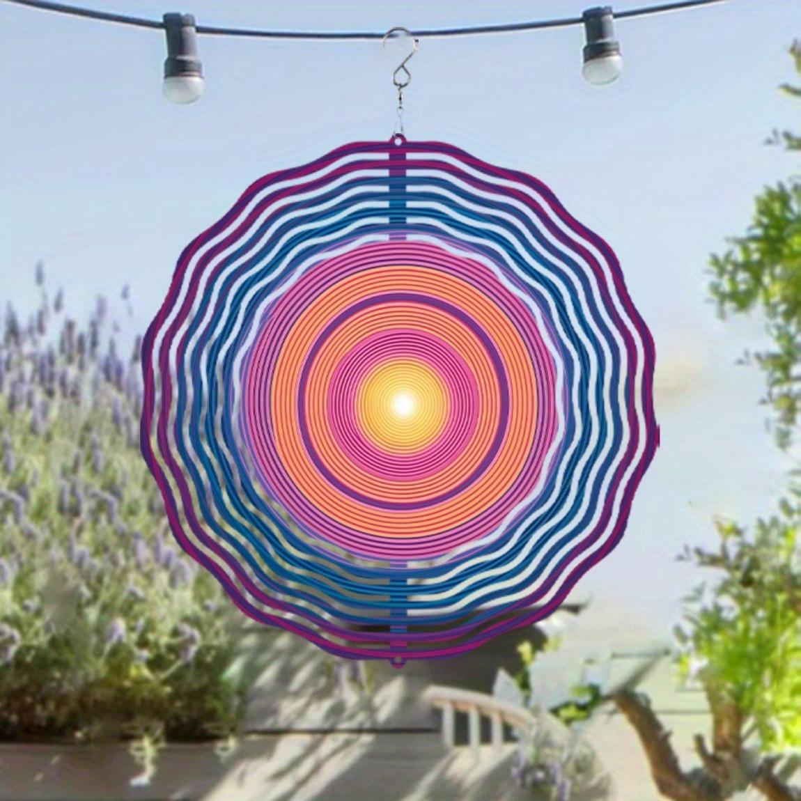 10 Inch Hanging Wind Spinner with Circular Design 360 Degree Rotating Hook for Balcony Lawn Garden Decor Creative Gift Idea 01A
10 Inch Hanging Wind Spinner with Circular Design 360 Degree Rotating Hook for Balcony Lawn Garden Decor Creative Gift Idea 01A
