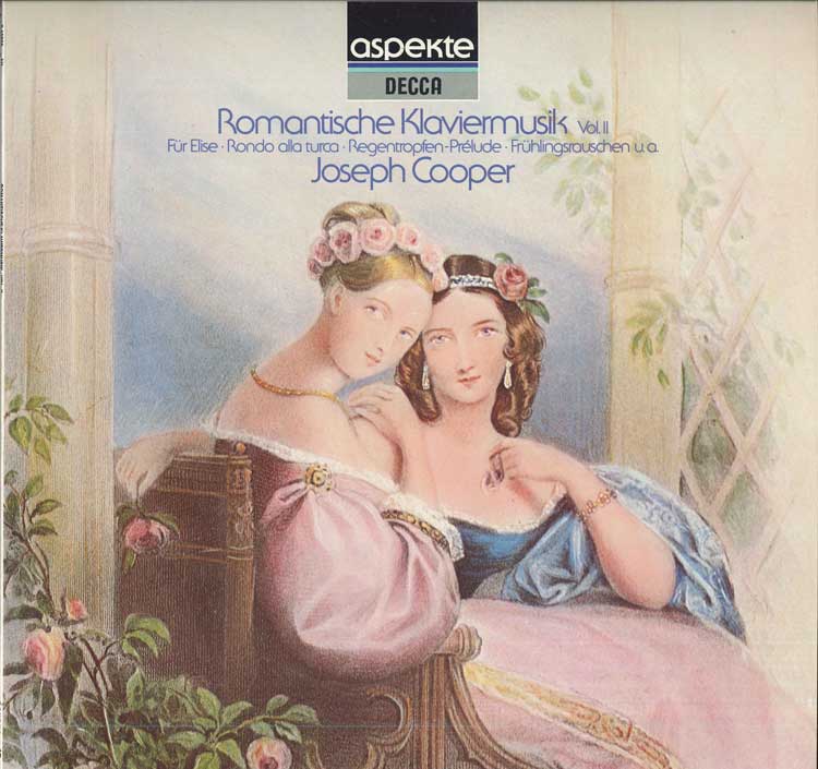 LP Record JOSEPH COOPER Romantische Klaviermusik Vol. II 642826 DECCA Germany Classical Used
LP Record JOSEPH COOPER Romantische Klaviermusik Vol. II 642826 DECCA Germany Classical Used