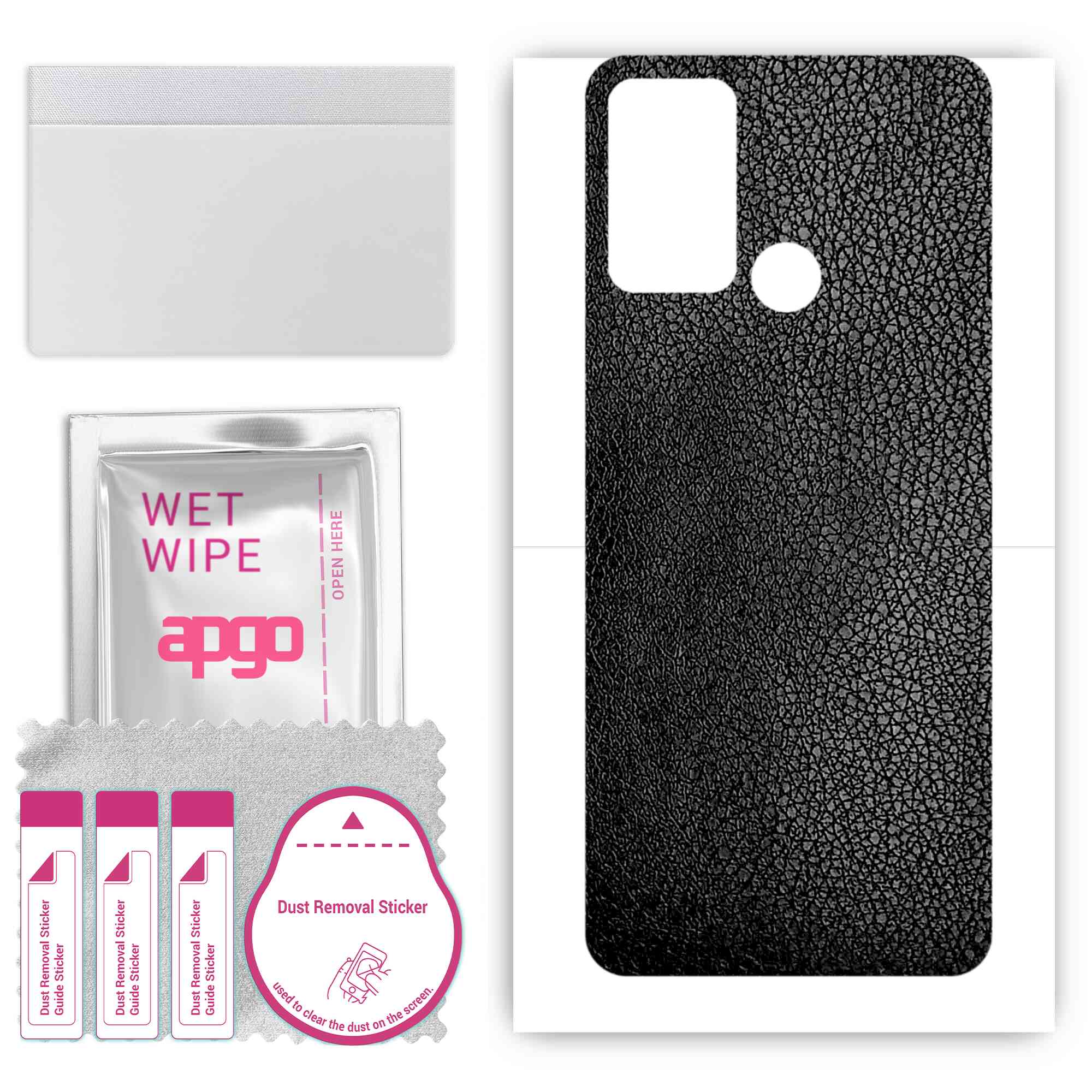 apgo Protective Skin Sticker for the back compatible with ZTE Optus X Tap 2, Wrap Film, Foil, Vinyl - Pattern Black Leather
apgo Protective Skin Sticker for the back compatible with ZTE Optus X Tap 2, Wrap Film, Foil, Vinyl - Pattern Black Leather