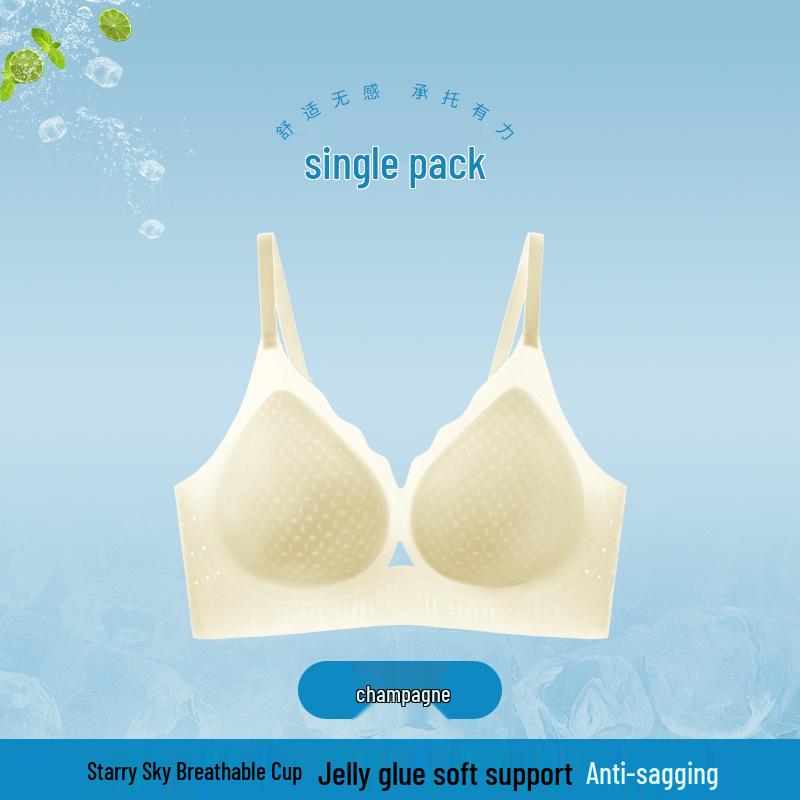 High-Quality Seamless Nude Ice Silk Push-up Sports Bra - Breathable, Comfortable, Thin Design for Women. XL (38/85ABC) for 125-140 lbs
High-Quality Seamless Nude Ice Silk Push-up Sports Bra - Breathable, Comfortable, Thin Design for Women. XL (38/85ABC) for 125-140 lbs