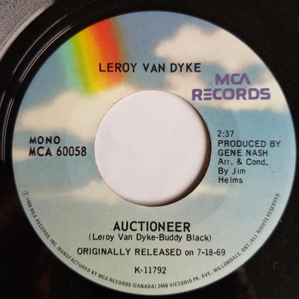 7inch Record LEROY VAN DYKE Auctioneer Walk On By MCA60058 MCA 1980 Canada Pop Used
7inch Record LEROY VAN DYKE Auctioneer Walk On By MCA60058 MCA 1980 Canada Pop Used