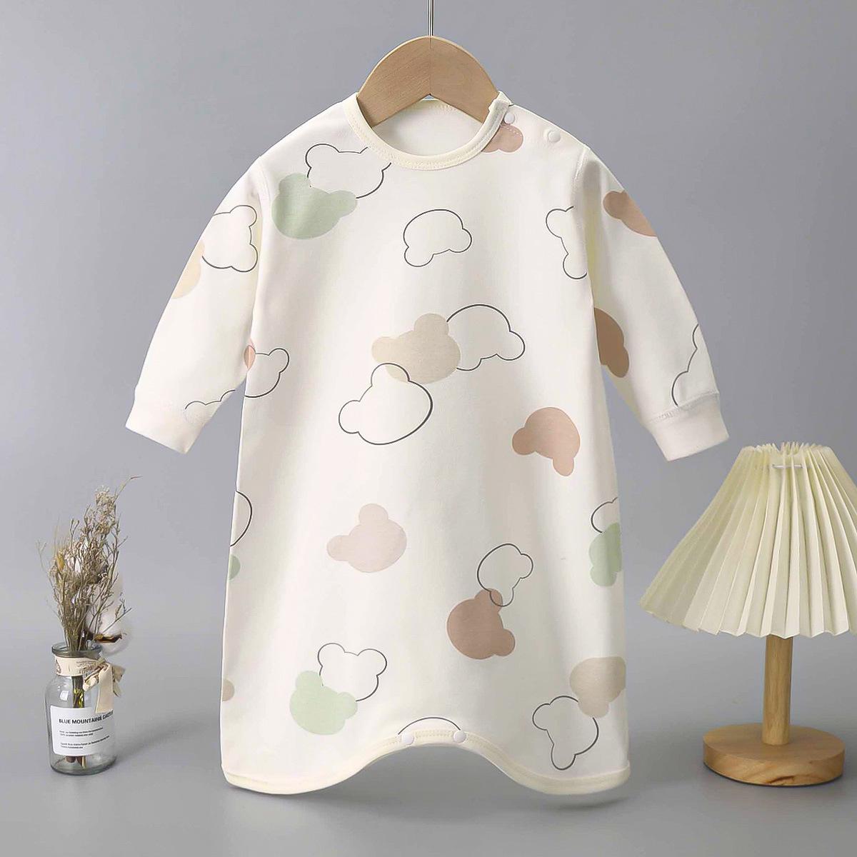 Kids Pure Cotton Long Sleeve Anti-Kick Onesie Pajamas for All Seasons 100 cm
Kids Pure Cotton Long Sleeve Anti-Kick Onesie Pajamas for All Seasons 100 cm