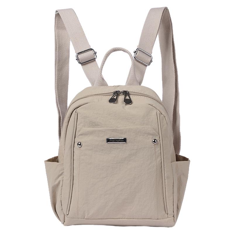 Универсальный женский модный рюкзак большой вместимости, из водоотталкивающей ткани, идеально подходит для студентов и повседневного использования. грязно-белый
Универсальный женский модный рюкзак большой вместимости, из водоотталкивающей ткани, идеально подходит для студентов и повседневного использования. грязно-белый