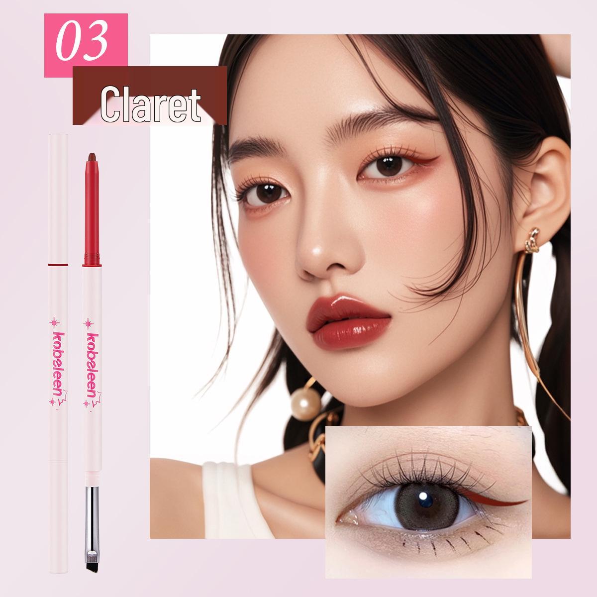 Kobeleen Waterproof Dual-Ended Eyeliner Gel Pencil with Brush - Smudge-Proof & Multi-Use for Under-Eye Highlighting 80mg
Kobeleen Waterproof Dual-Ended Eyeliner Gel Pencil with Brush - Smudge-Proof & Multi-Use for Under-Eye Highlighting 80mg