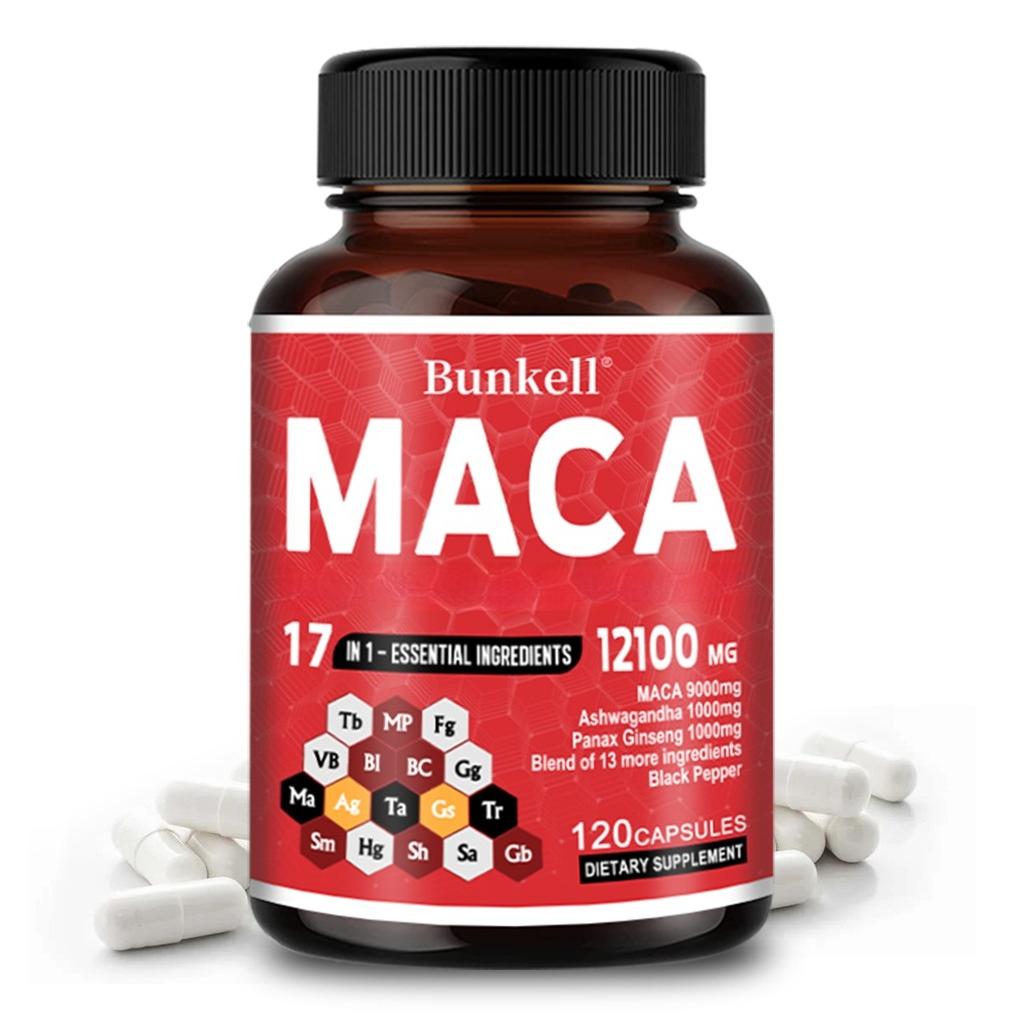 Maca Dietary Supplement, With Maca Blend (30:1 Extract), 120 Capsules Per Bottle 120 Capsules
Maca Dietary Supplement, With Maca Blend (30:1 Extract), 120 Capsules Per Bottle 120 Capsules
