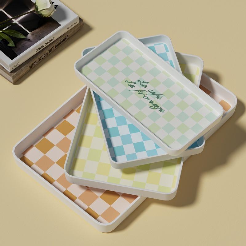 High Aesthetic Light Luxury Chessboard Tray - Melamine Rectangular Ins Style Tea & Dessert Plate for Home Desktop Storage синий
High Aesthetic Light Luxury Chessboard Tray - Melamine Rectangular Ins Style Tea & Dessert Plate for Home Desktop Storage синий