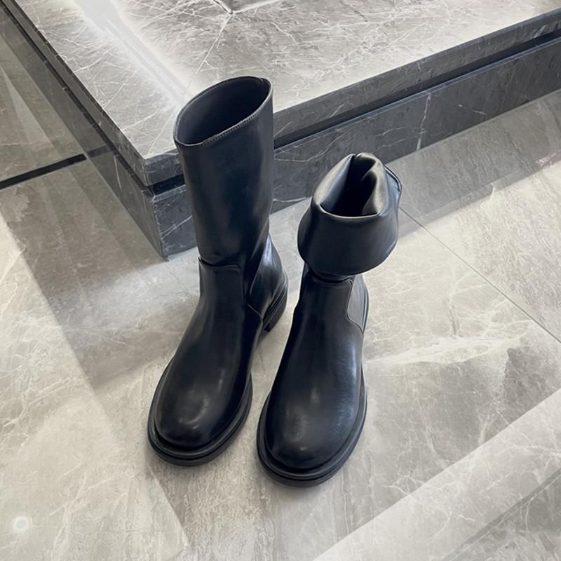 Fashion Autumn Winter Patent Leather Split Fold Women Motorcycle Mid-calf Boots Fashion Sheepskin Chunky Heeled Short Boots Shoes Botas 35
Fashion Autumn Winter Patent Leather Split Fold Women Motorcycle Mid-calf Boots Fashion Sheepskin Chunky Heeled Short Boots Shoes Botas 35