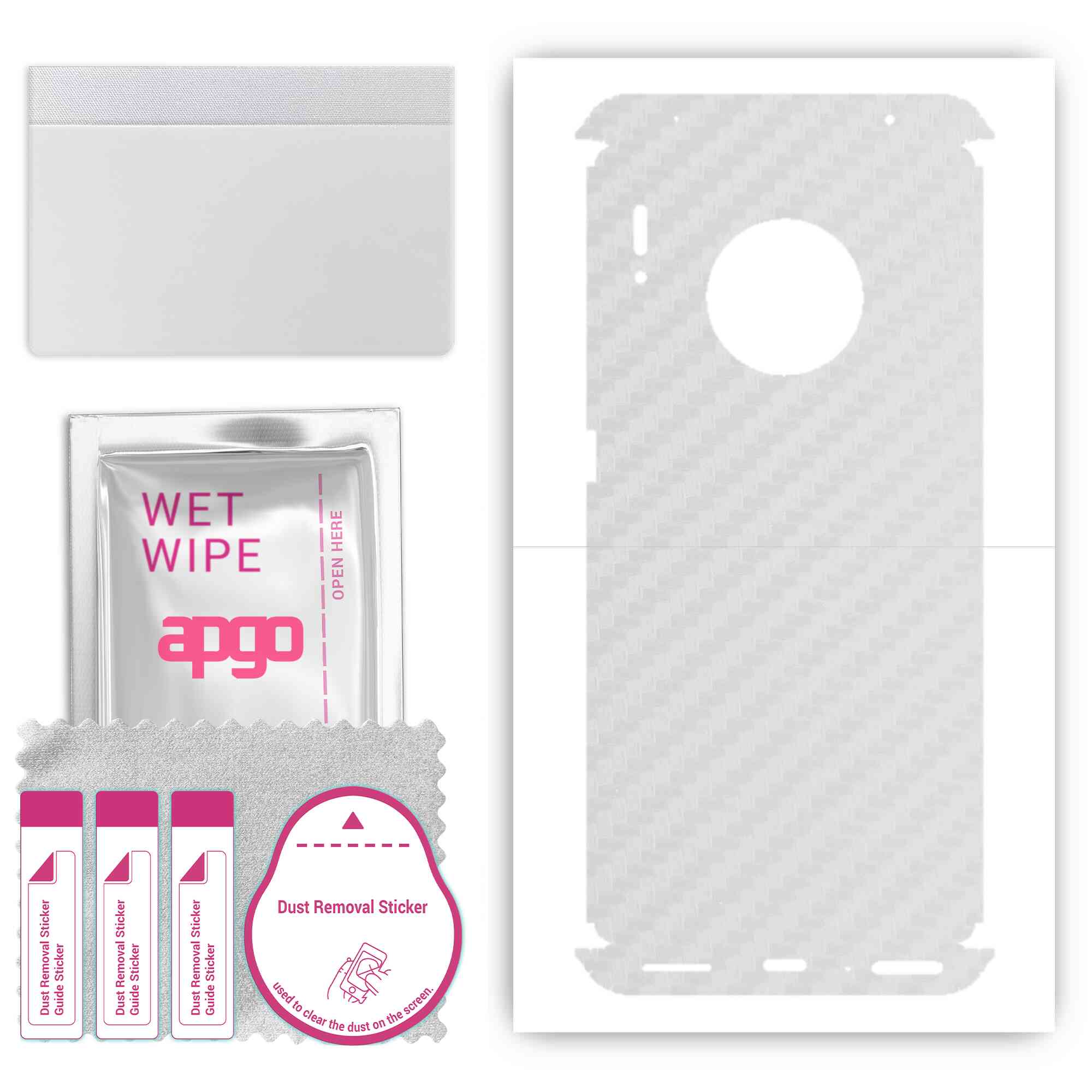 apgo Protective Skin Sticker for the back+sides compatible with Huawei Mate 30 Pro, Full Wrap Film, Foil, Vinyl - Pattern Transparent Carbon
apgo Protective Skin Sticker for the back+sides compatible with Huawei Mate 30 Pro, Full Wrap Film, Foil, Vinyl - Pattern Transparent Carbon