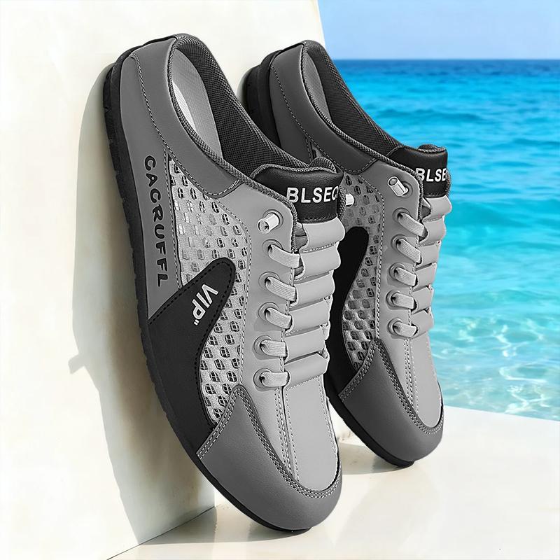 Summer Men s Half Slippers Trendy New Casual Shoe Light Walking Flats for Men Non Slip Sneaker Man Shoes Comfortable Soft Sole Non slip Design Fashio 39
Summer Men s Half Slippers Trendy New Casual Shoe Light Walking Flats for Men Non Slip Sneaker Man Shoes Comfortable Soft Sole Non slip Design Fashio 39