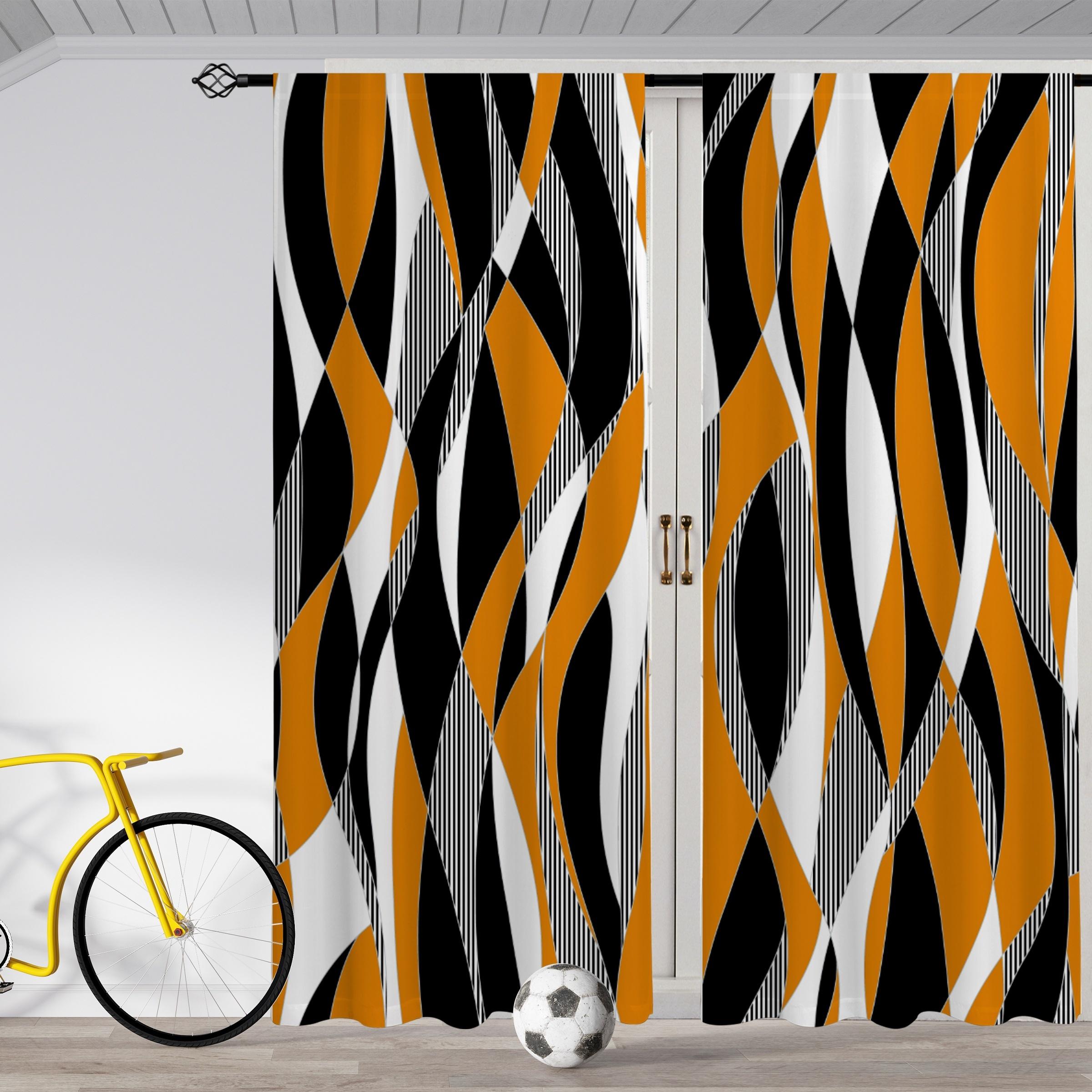 2 шт., многоцветные современные простые занавески с принтом, полупрозрачные занавески, многосценные полиэстеровые карнизы для декоративных занавесок W65X60H(cm)X2Pcs&Grommet Top
2 шт., многоцветные современные простые занавески с принтом, полупрозрачные занавески, многосценные полиэстеровые карнизы для декоративных занавесок W65X60H(cm)X2Pcs&Grommet Top