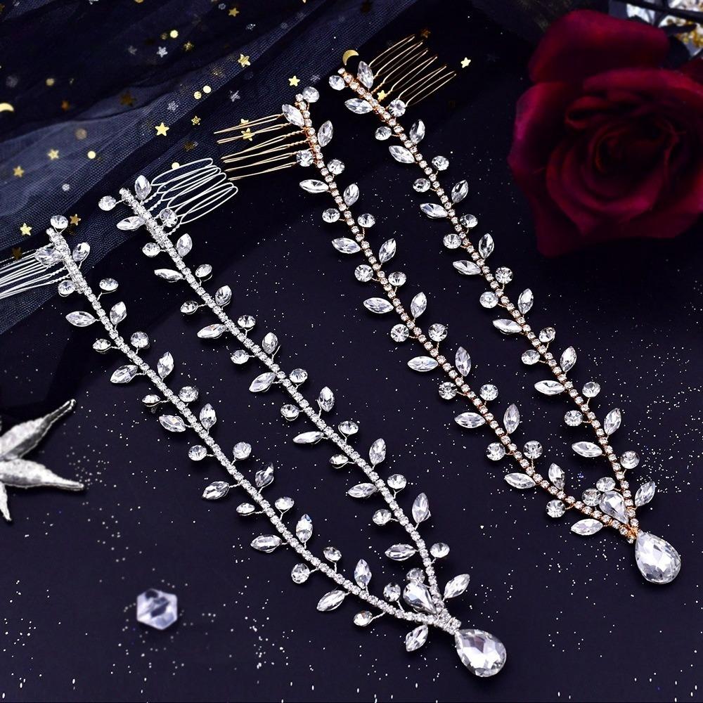 Water Drop Rhinestone Frontlet Crystal Bridal Wedding Hair Ornament Girls Style A Silver
Water Drop Rhinestone Frontlet Crystal Bridal Wedding Hair Ornament Girls Style A Silver
