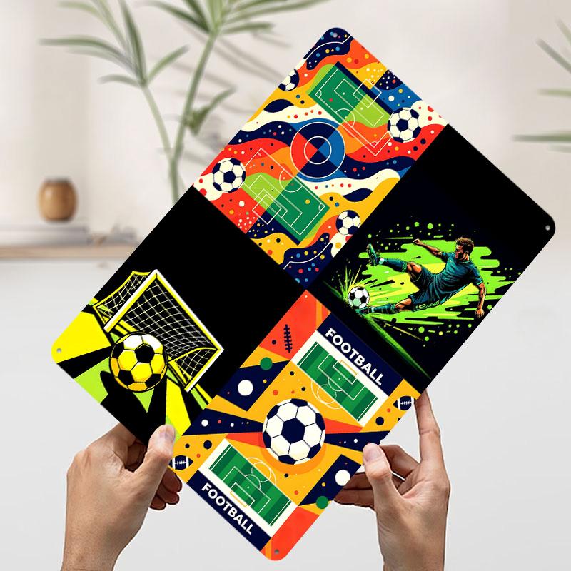Dynamic Football Collage Metal Poster Customized Wall Art Retro Vintage Tinplate Signs for Man Cave Coffee Bar Accessories Decor 7.9x11.8In(20x30cm)
Dynamic Football Collage Metal Poster Customized Wall Art Retro Vintage Tinplate Signs for Man Cave Coffee Bar Accessories Decor 7.9x11.8In(20x30cm)