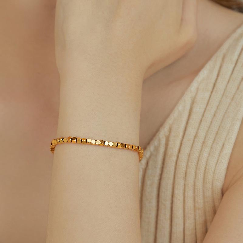 18K Gold Plated Silver Bracelet for Women - High-End, Fade-Resistant, New 2024 Design
18K Gold Plated Silver Bracelet for Women - High-End, Fade-Resistant, New 2024 Design