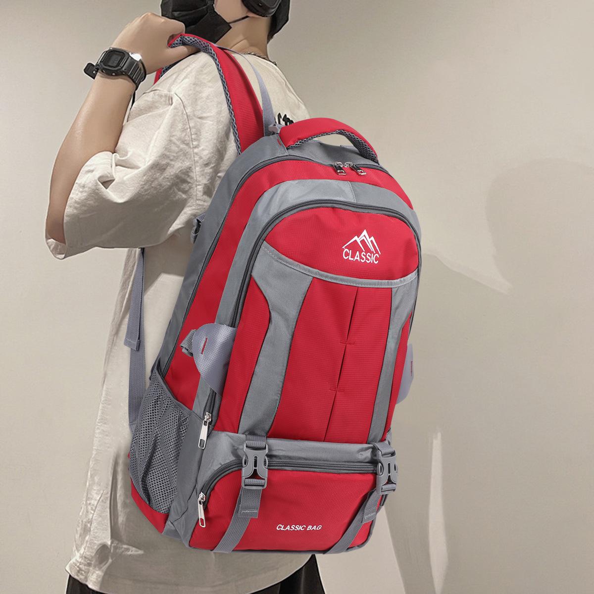 Backpack Large Capacity Backpack Outdoor Travel Mountaineering Bag Business Travel Luggage Sports Canvas Luggage червоний
Backpack Large Capacity Backpack Outdoor Travel Mountaineering Bag Business Travel Luggage Sports Canvas Luggage червоний