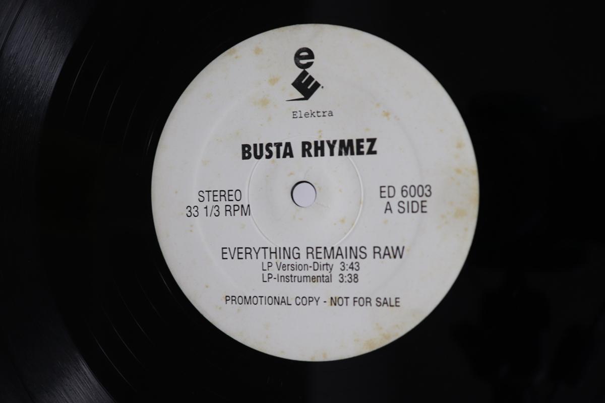 12inch Record BUSTA RHYMEZ Verything Remains Raw ED6003 ELEKTRA 1995 US Rap HipHopRB Used
12inch Record BUSTA RHYMEZ Verything Remains Raw ED6003 ELEKTRA 1995 US Rap HipHopRB Used