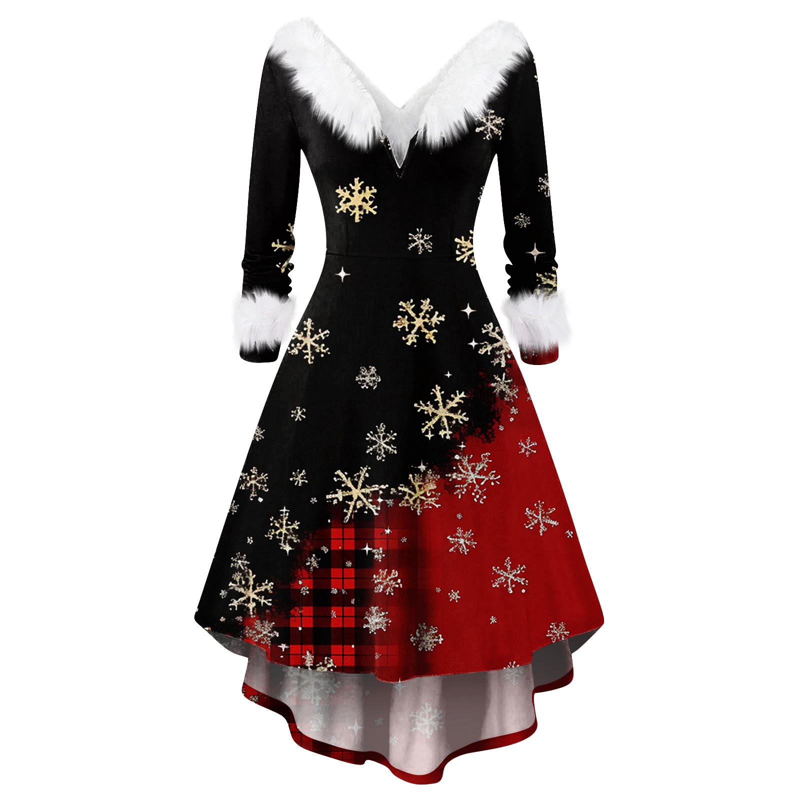 Женское модное повседневное приталенное платье с рождественским принтом для вечеринки с длинными рукавами XL красный
Женское модное повседневное приталенное платье с рождественским принтом для вечеринки с длинными рукавами XL красный