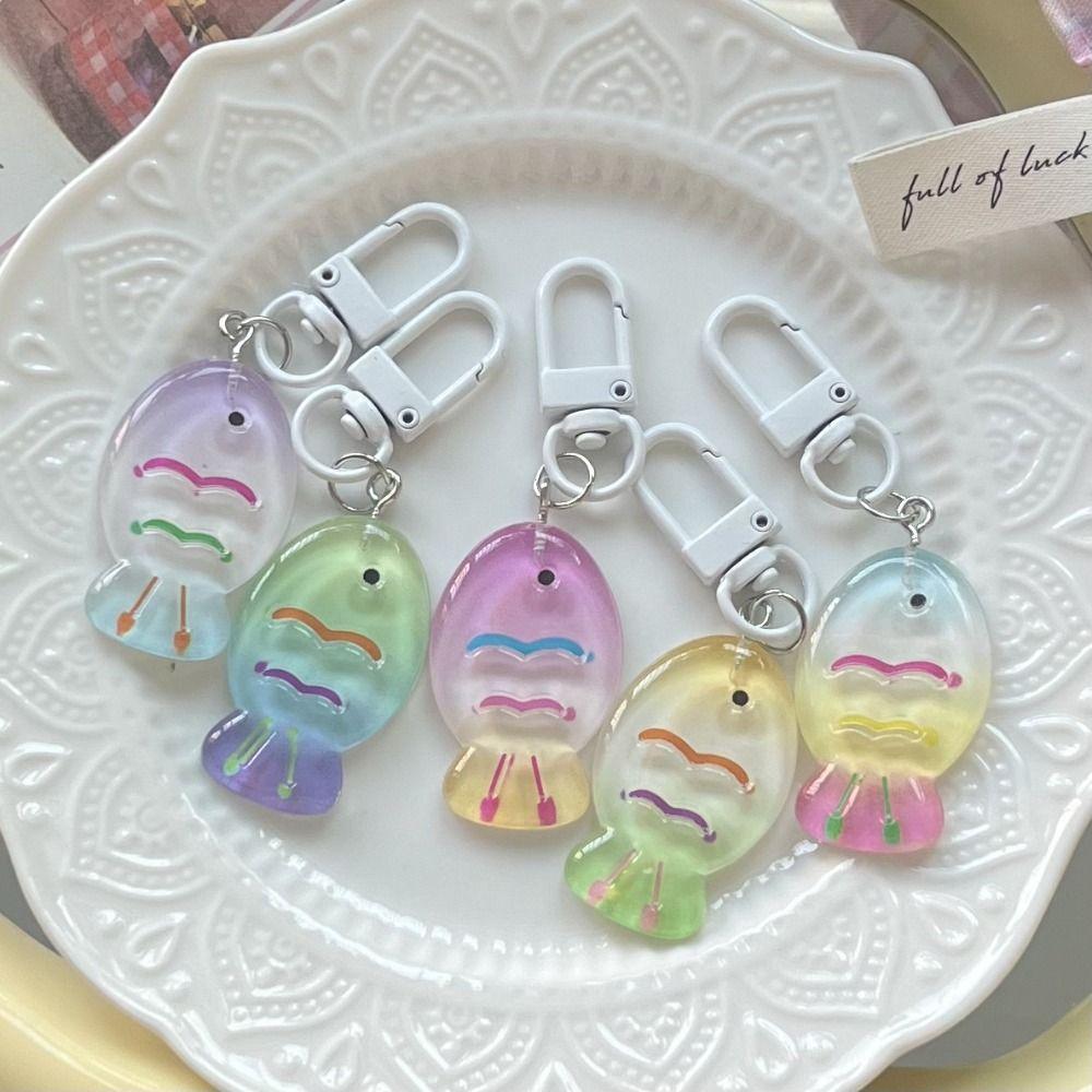 Korean Style Colorful Little Fish Keychain Resin Cute Bag Pendant Backpack Decor blue-style1
Korean Style Colorful Little Fish Keychain Resin Cute Bag Pendant Backpack Decor blue-style1