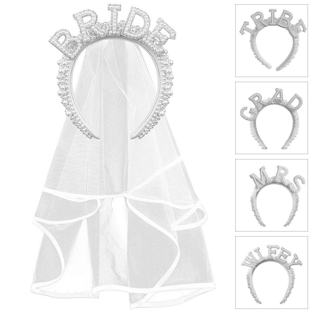 Party Elegant White Ivory Women S Tulle Bridal Crown Headdress Hair Accessories Pearl Hairband
Party Elegant White Ivory Women S Tulle Bridal Crown Headdress Hair Accessories Pearl Hairband