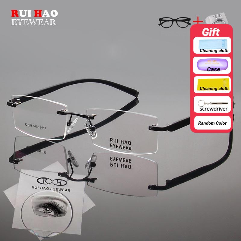 Customize Prescription Glasses Men Women Leisure Myopia Hyperopia Spectacles Rectangle Rimless Eyeglasses Fill Resin Lenses 2645 Single Version&1.56 чёрный
Customize Prescription Glasses Men Women Leisure Myopia Hyperopia Spectacles Rectangle Rimless Eyeglasses Fill Resin Lenses 2645 Single Version&1.56 чёрный