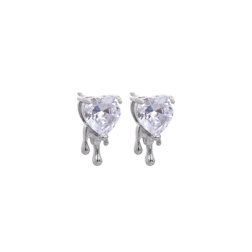 Yhpup Delicate Bling Cubic Zirconia Stainless Steel Heart Creative Stud Earrings Fashion Cast Jewelry for Women Basic Gift New
Yhpup Delicate Bling Cubic Zirconia Stainless Steel Heart Creative Stud Earrings Fashion Cast Jewelry for Women Basic Gift New