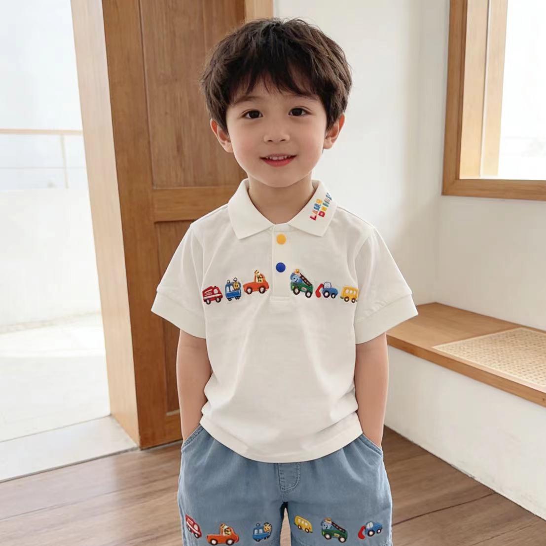 2026 Boys Summer Short Sleeve T-shirt: New Thin Style for Small & Medium Kids 90cm
2026 Boys Summer Short Sleeve T-shirt: New Thin Style for Small & Medium Kids 90cm