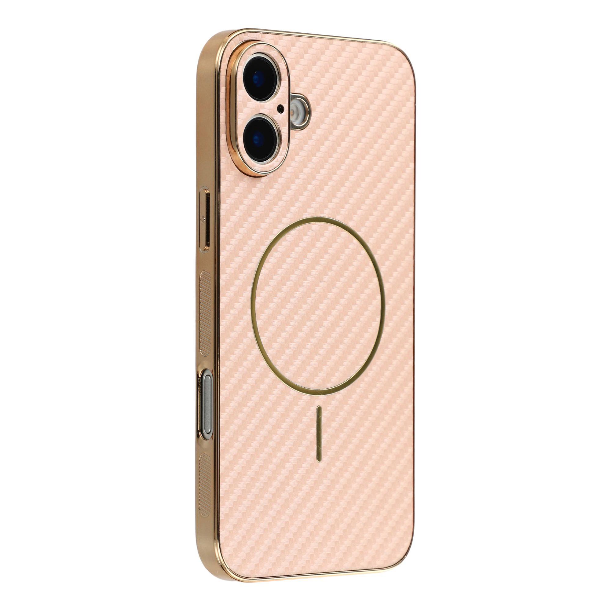 For iPhone 16 Plus Phone Case Carbon Fiber Textured Electroplated TPU Back Cover
For iPhone 16 Plus Phone Case Carbon Fiber Textured Electroplated TPU Back Cover