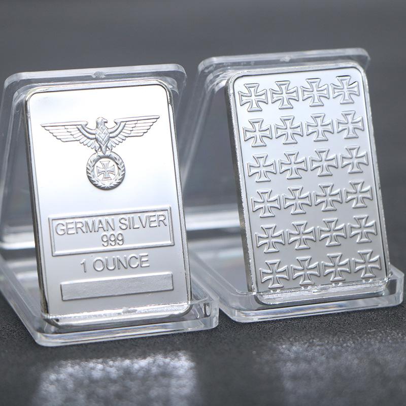 Silver bars, badges, blocks, silver plating, foreign commemorative coins, craft silver coins, coins, metal crafts, Christmas gift, Stocking stuffers срібний
Silver bars, badges, blocks, silver plating, foreign commemorative coins, craft silver coins, coins, metal crafts, Christmas gift, Stocking stuffers срібний